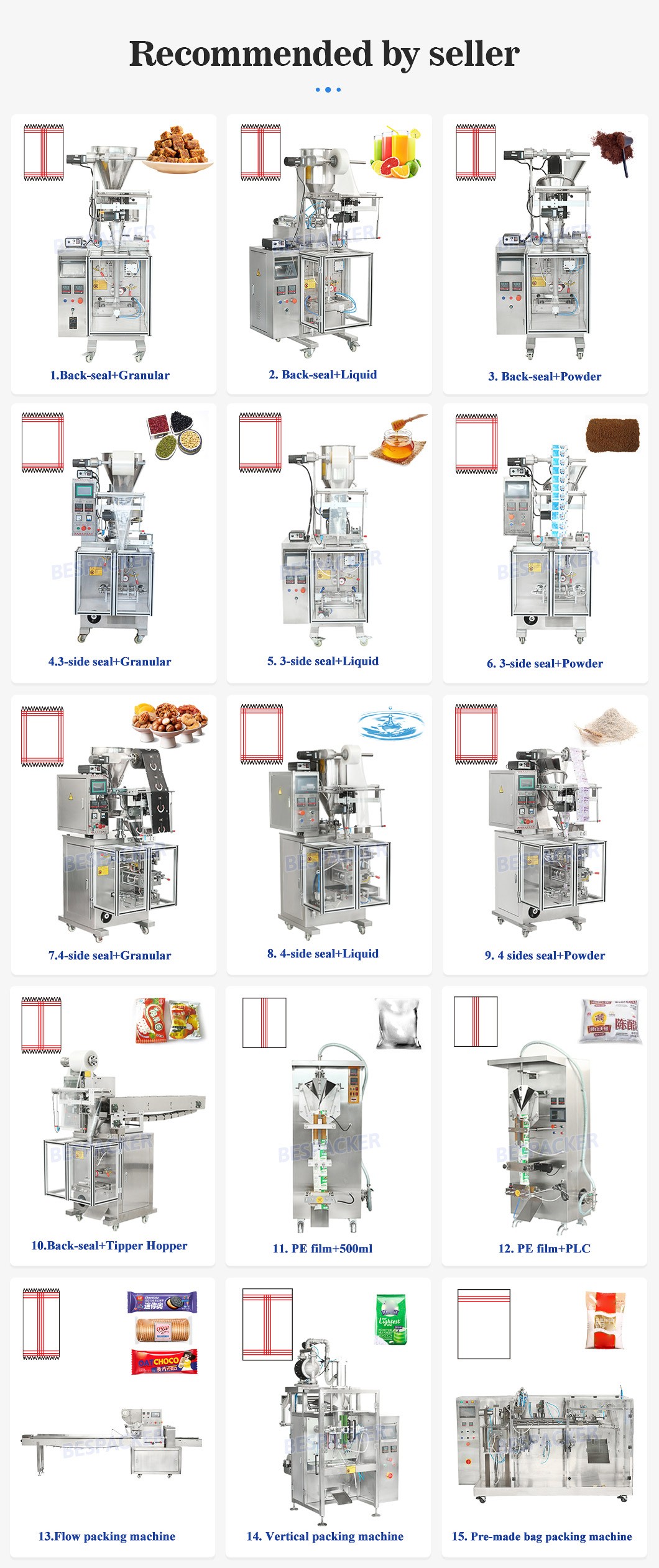 Bespacker machine Manufacturers
