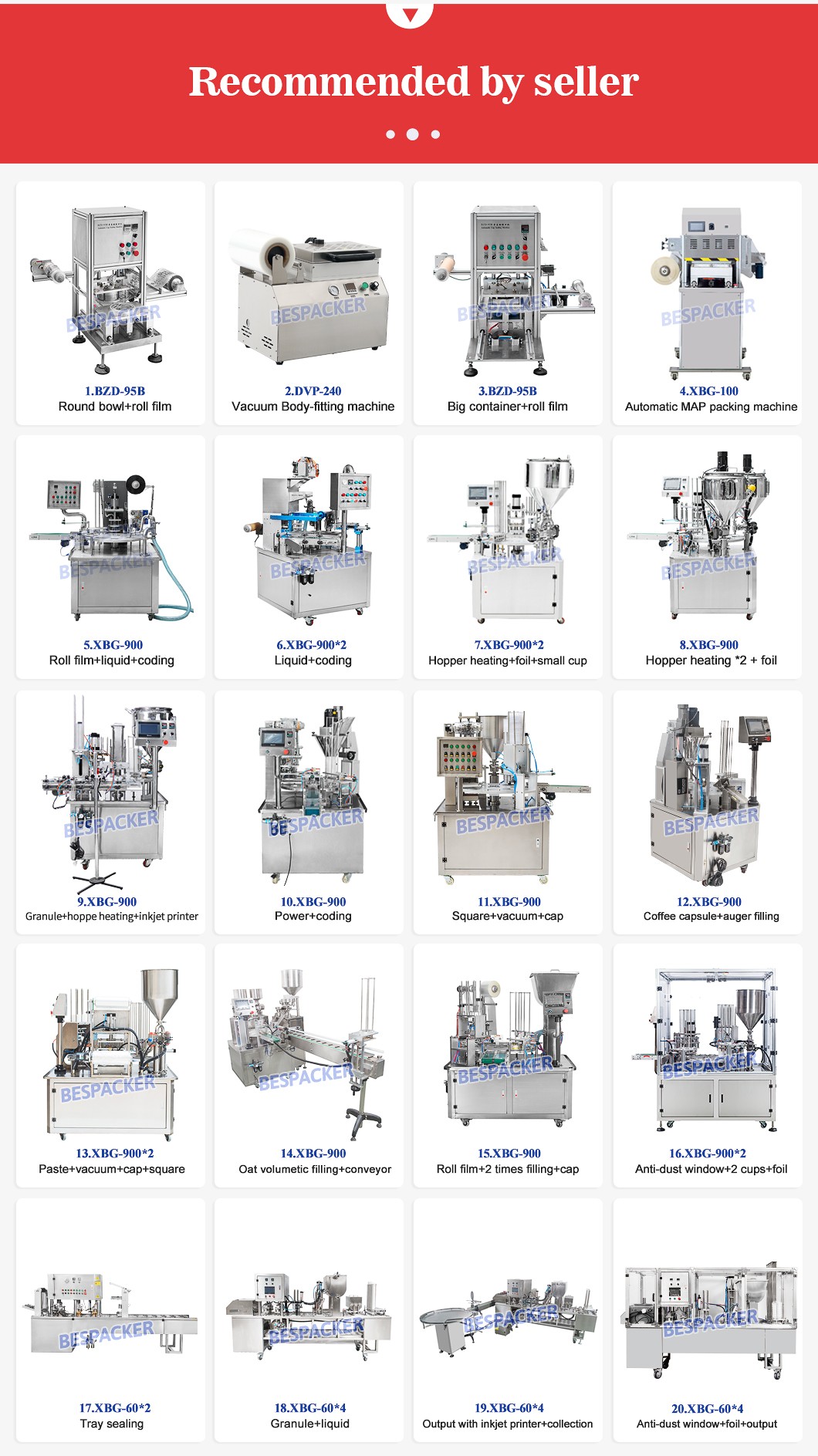 Bespacker machine Manufacturers Bespacker machine Manufacturers